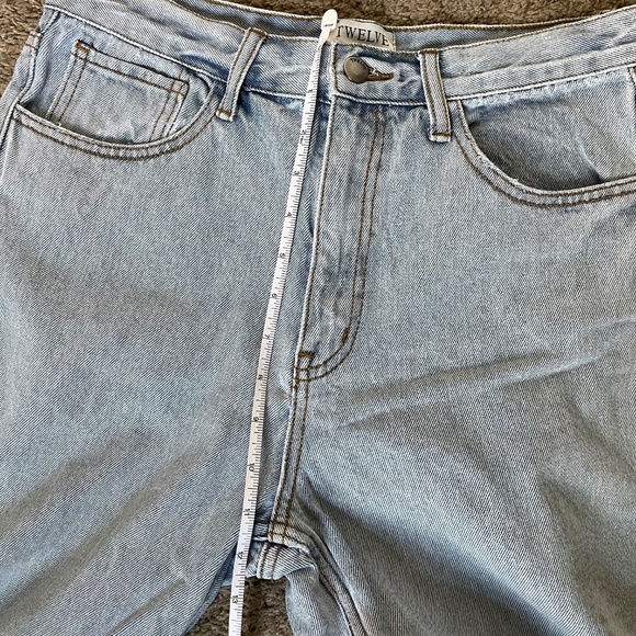 Twelve By On Twelfth Light Blue Distressed Jeans - Picture 5 of 7